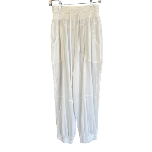 FP Movement White Harem Lightweight Sweatpants Size Small - Picture 1 of 5